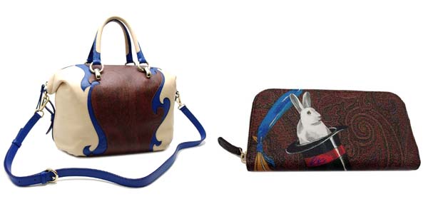 ETRO エトロ ペイズリー柄 ラウンドファスナー長財布 2wayバッグ